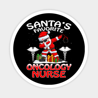 Santas Favorite Oncology Nurse Christmas T Shirt Magnet